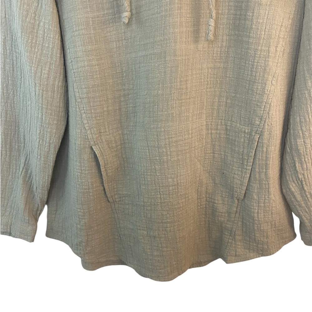 J Jill Perfect Pure Jill Textured Hoodie Size Medium Petite M P - Picture 5 of 8